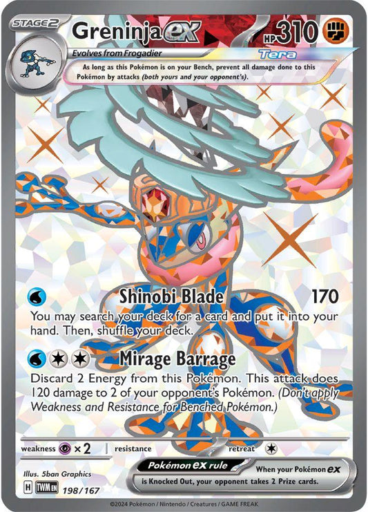 Greninja ex  - 198/167 - Twilight Masquerade