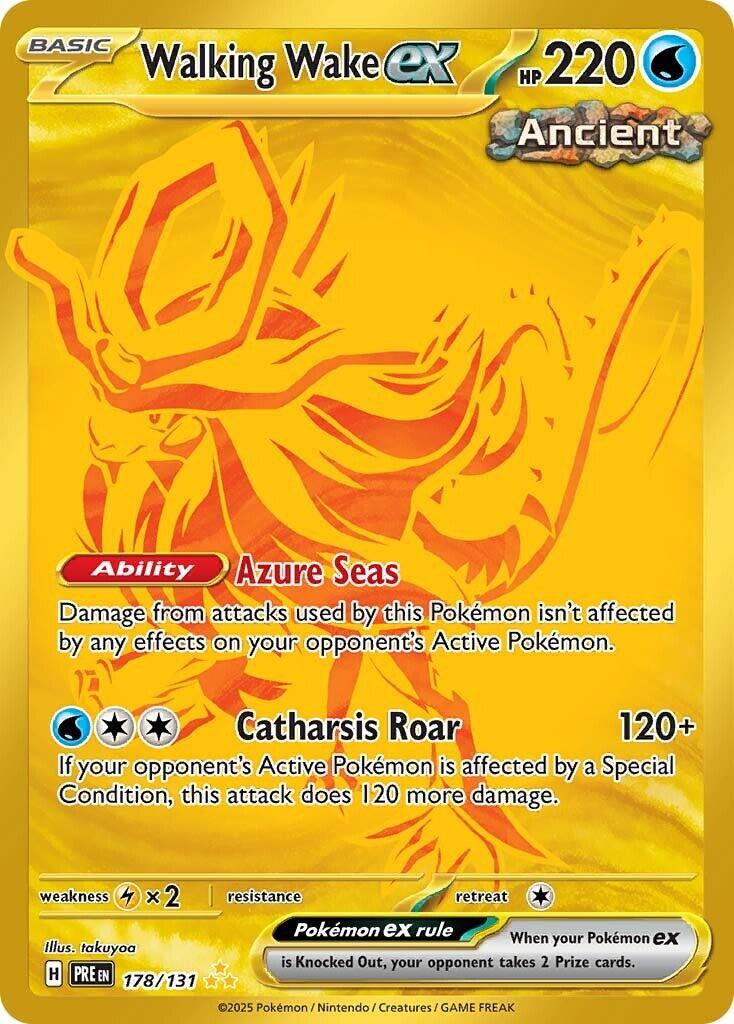 Walking Wake ex - 178/131 - Prismatic Evolutions