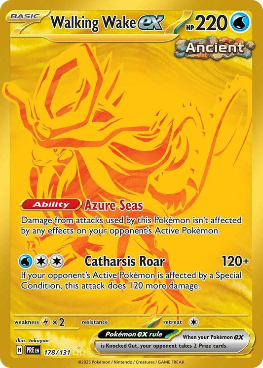 Walking Wake ex - 178/131 - Prismatic Evolutions