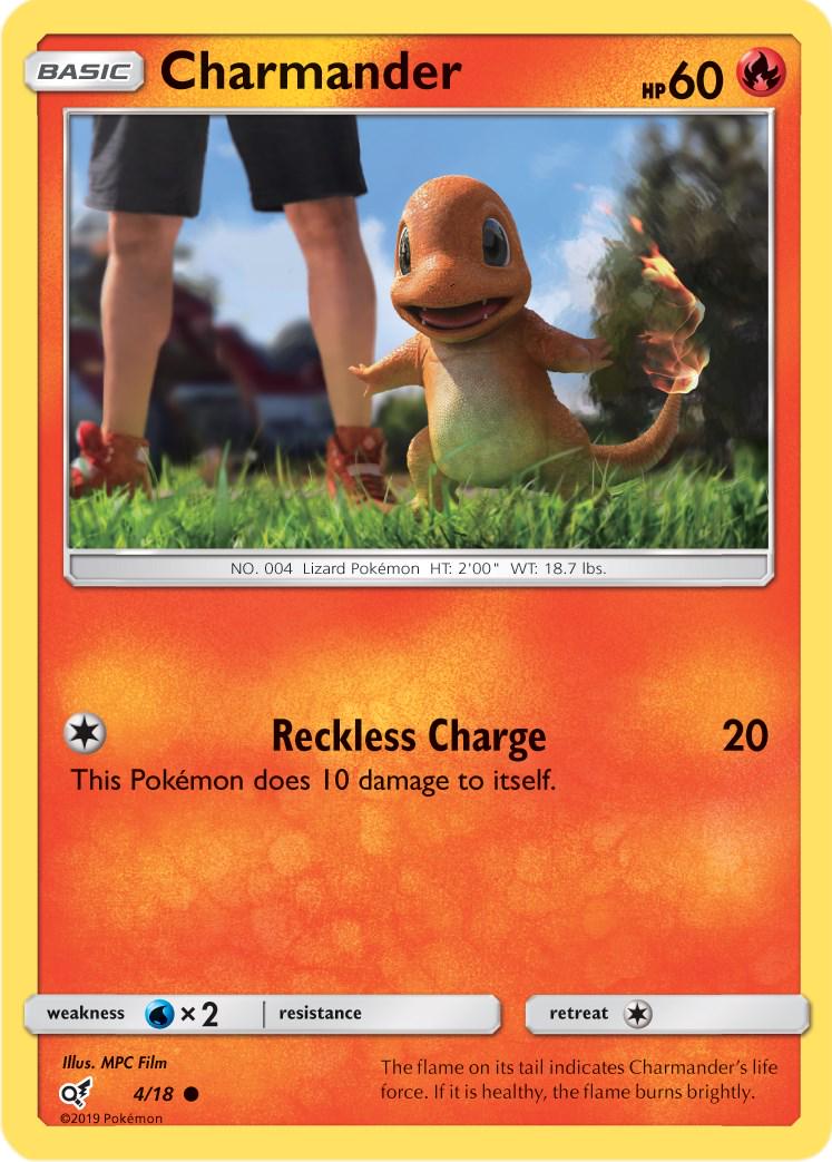 Charmander (Holo Common)  - 4 - Detective Pikachu
