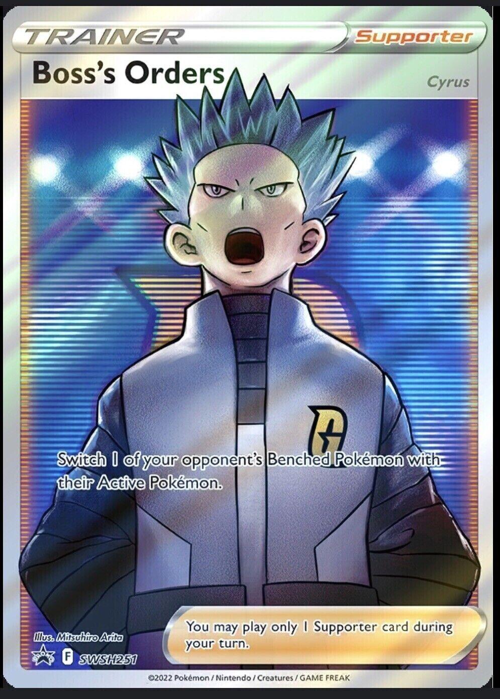 Boss's Orders (Full Art)  - SWSH251 - Sword & Shield Promo