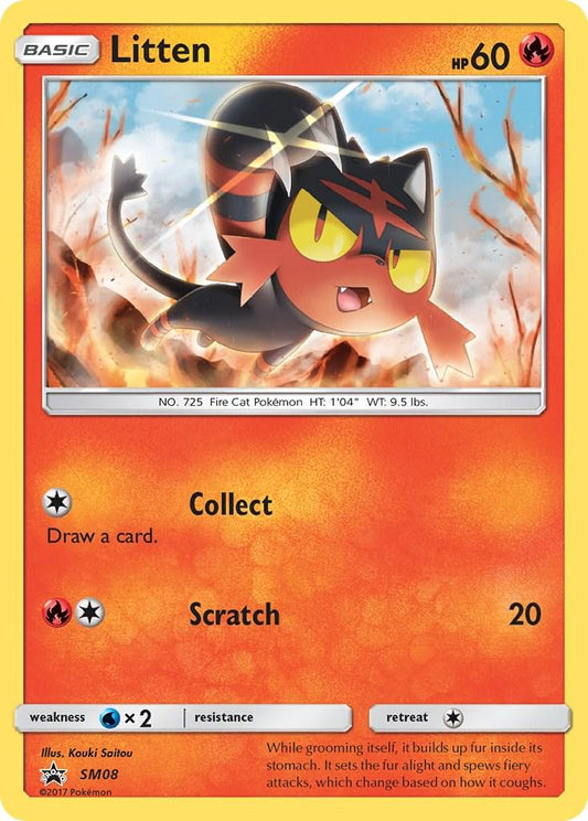 Litten   - SM08 - Sun & Moon Promo