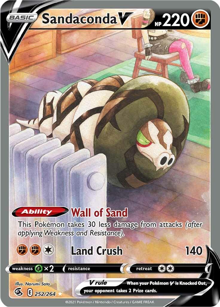 Sandaconda V (Alternate Full Art) - 252/264 - Fusion Strike