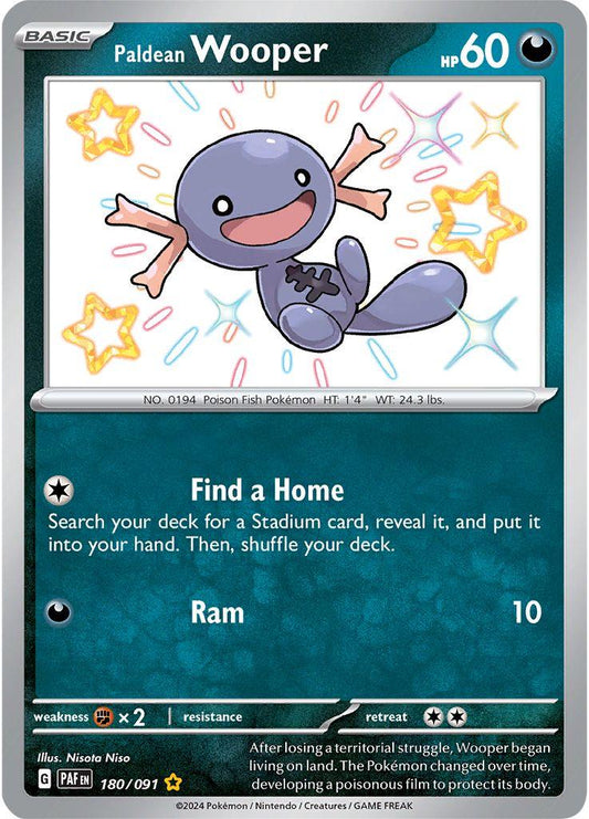 Paldean Wooper - 180/091 - Paldean Fates