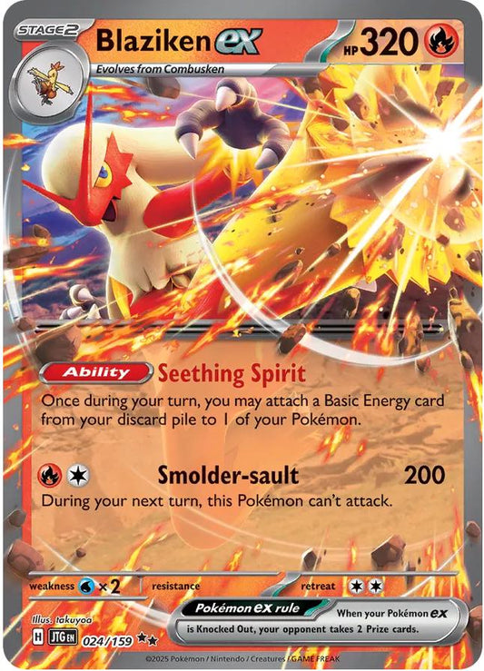 Blaziken ex  - 024/159 - Journey Together