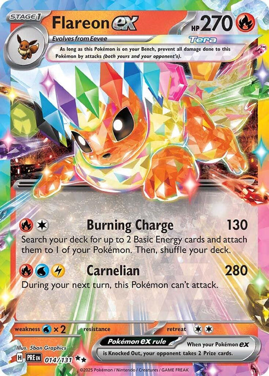 Flareon ex  - 014/131 - Prismatic Evolutions