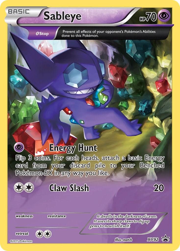 Sableye   - XY92 - XY Promos
