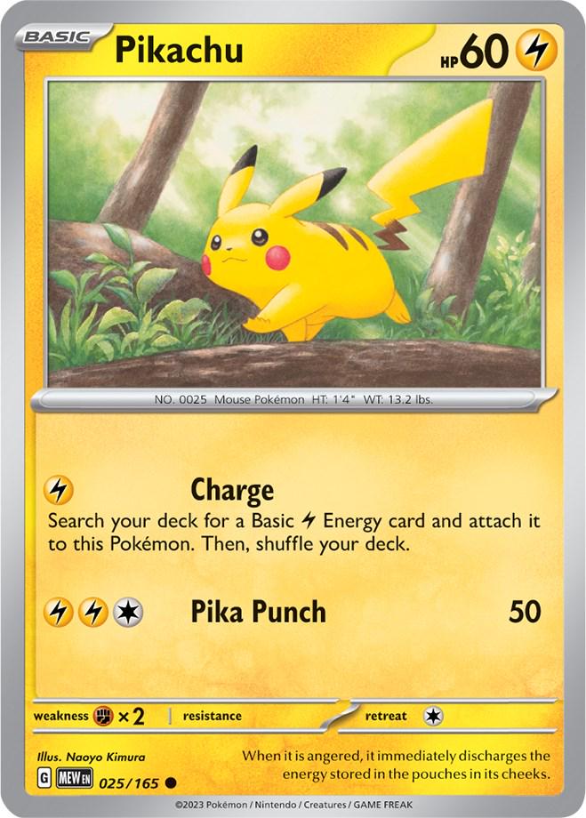 Pikachu  - 025/165 - SV: 151