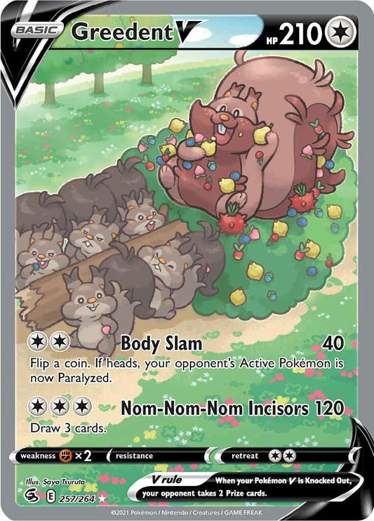 Greedent V (Alternate Full Art) - 257/264 - Fusion Strike