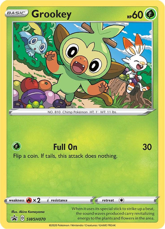 Grookey  - SWSH070 - Sword & Shield Promo