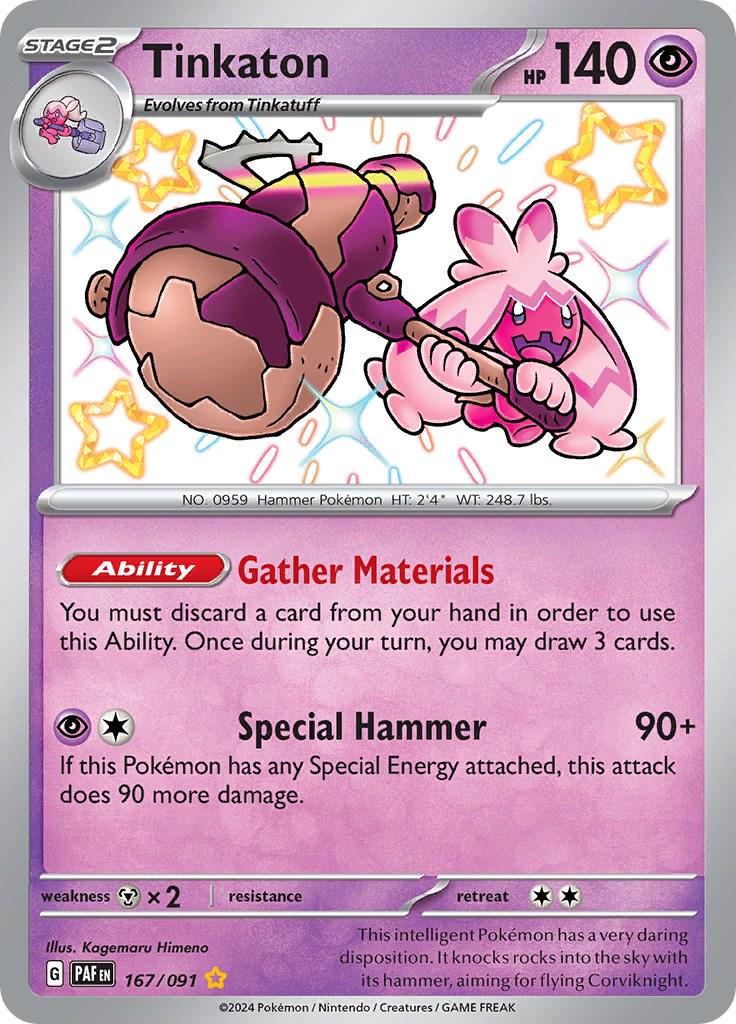Tinkaton - 167/091 - Paldean Fates