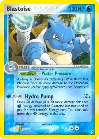 Blastoise  - 14 - EX Crystal Guardians
