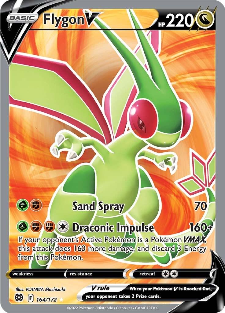 Flygon V (Full Art) - 164/172 - Brilliant Stars