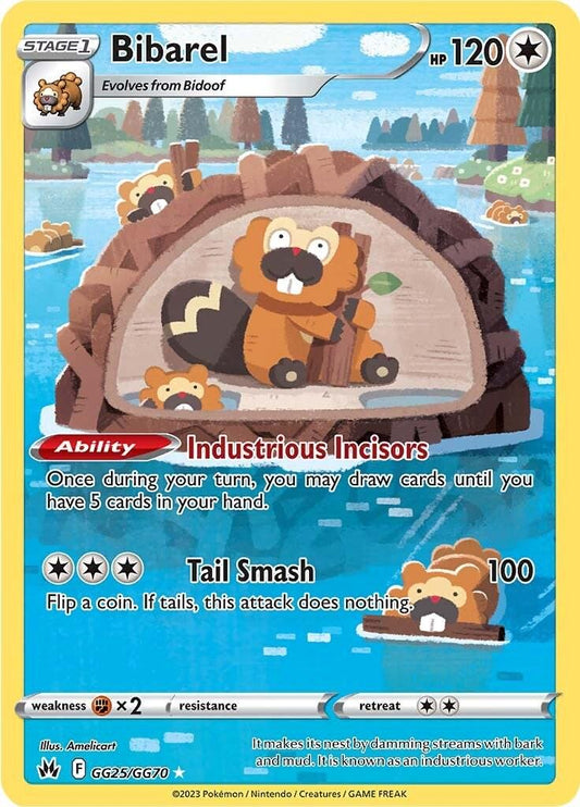 Bibarel  - GG25/GG70 - Crown Zenith: Galarian Gallery