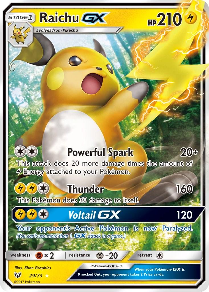 Raichu GX - 29 - Shining Legends