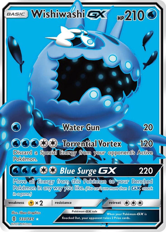 Wishiwashi GX (Full Art) - 133/145 - Guardians Rising