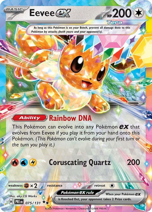 Eevee ex   - 075/131 - Prismatic Evolutions