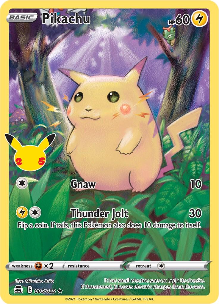 Pikachu  - 005/025 - Celebrations