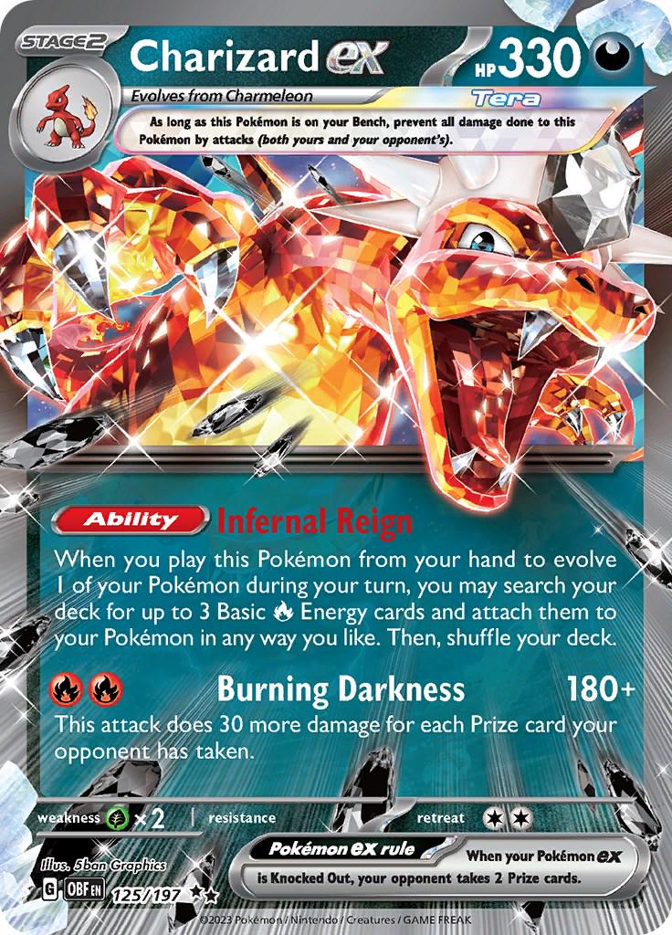 Charizard ex  - 125/197 - Obsidian Flames