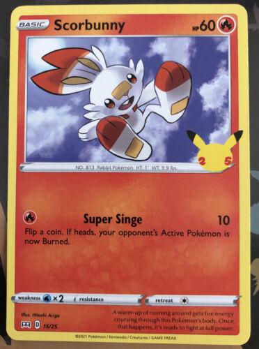 Scorbunny  - 16/25 - McDonald's 25th Anniversary Promos