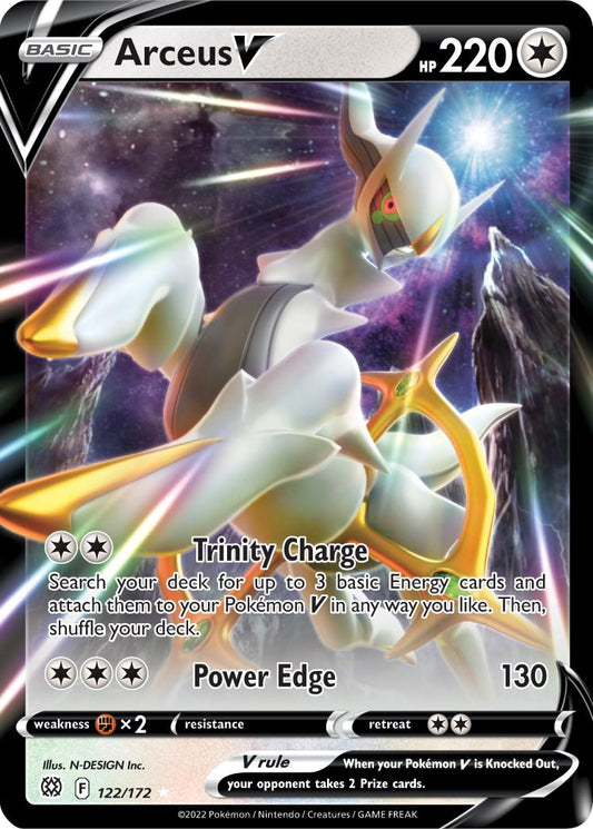 Arceus V  - 122/172 - Brilliant Stars