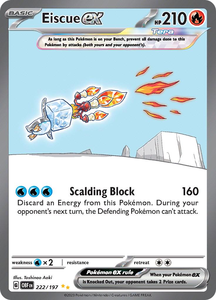 Eiscue ex   - 222/197 - Obsidian Flames