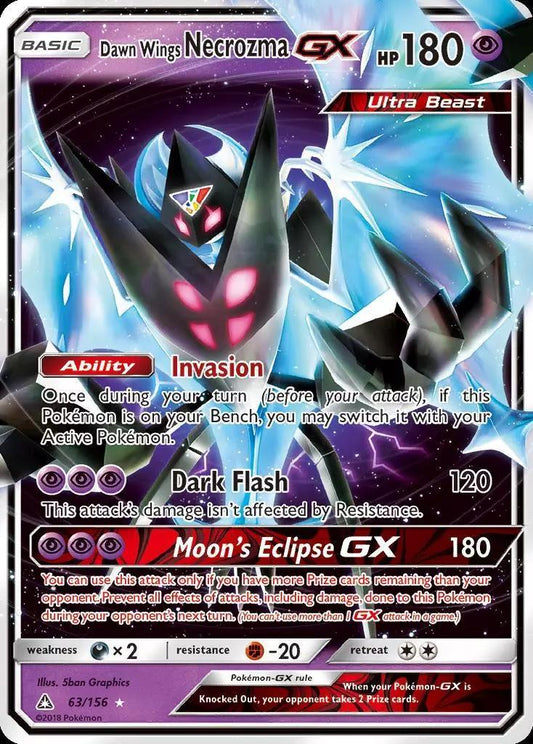Dawn Wings Necrozma GX - 63/156 - Ultra Prism