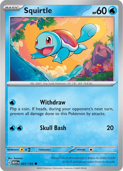 Squirtle  - 007/165 - SV: 151