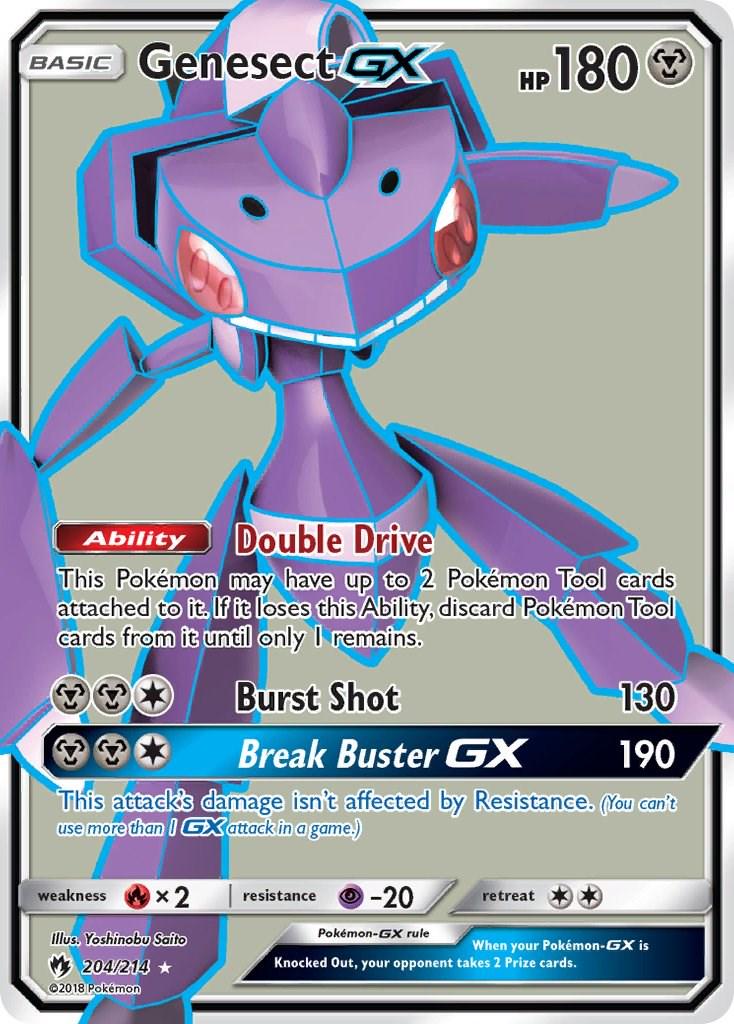 Genesect GX (Full Art) - 204 - Lost Thunder