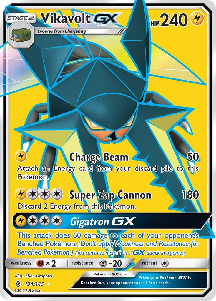 Vikavolt GX (Full Art) - 134/145 - Guardians Rising