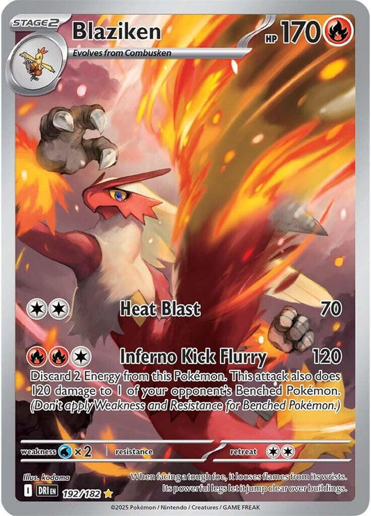 Blaziken  - 192/182 - Destined Rivals