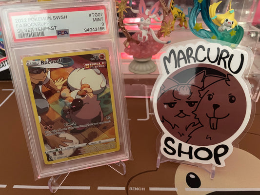PSA 9 Rockruff - SWSH12: Silver Tempest Trainer Gallery (SWSH12: TG)
