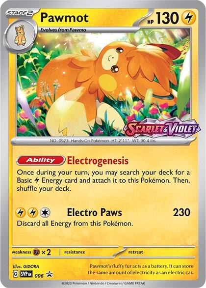 Pawmot (Prerelease) - 006 - Scarlet & Violet Promo