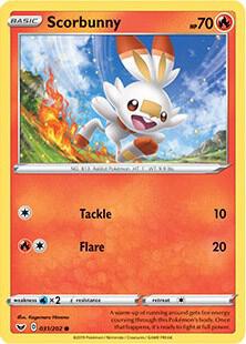 Scorbunny - 031/202 (Premium Collection)  - 031/202 - Miscellaneous Cards & Products