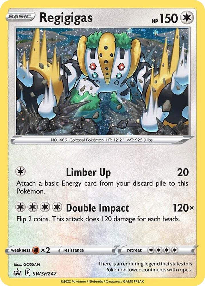 Regigigas (Cosmos Holo) - SWSH247 - Sword & Shield Promo