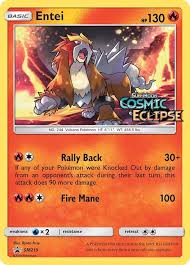 Entei (Prerelease) - SM219 - Sun & Moon Promo