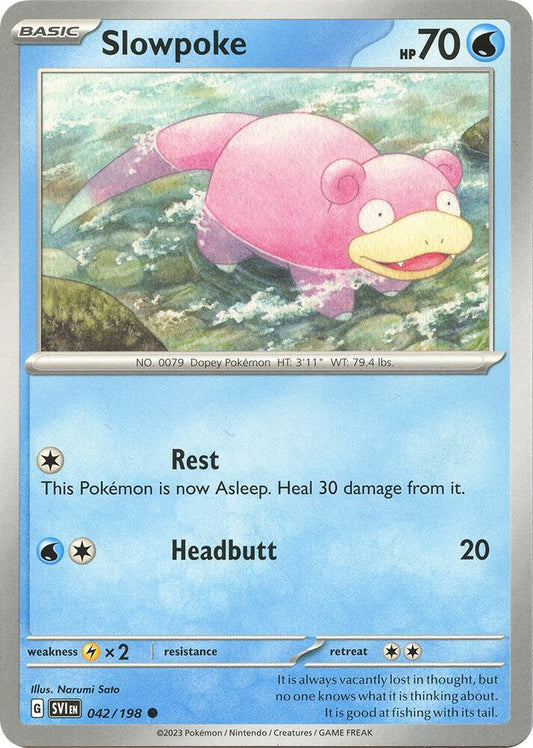 Slowpoke - 042/198 - SV01: Scarlet & Violet Base Set (SV1)