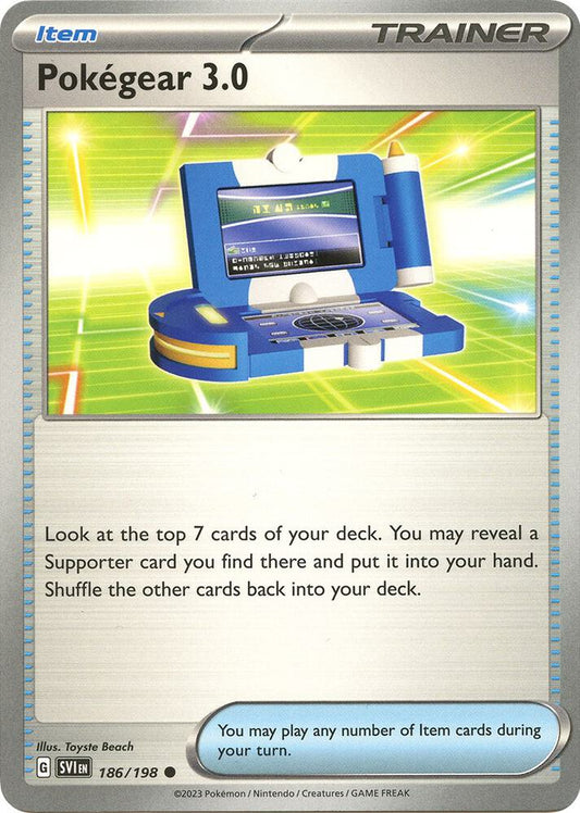 Pokegear 3.0 - 186/198 - Scarlet & Violet Base Set