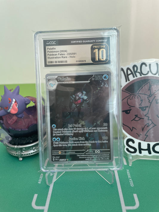CGC 10.0 Pristine - Palafin - 225/091 - Paldean Fates