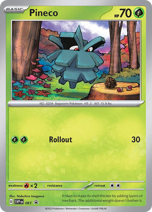 Pineco - 061 - Scarlet & Violet Promo