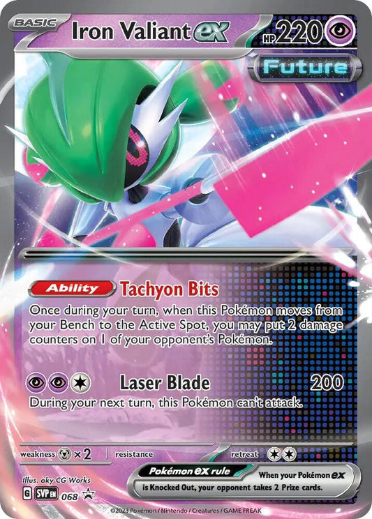 Iron Valiant ex - 068 - SV: Scarlet & Violet Promo Cards (SVP)