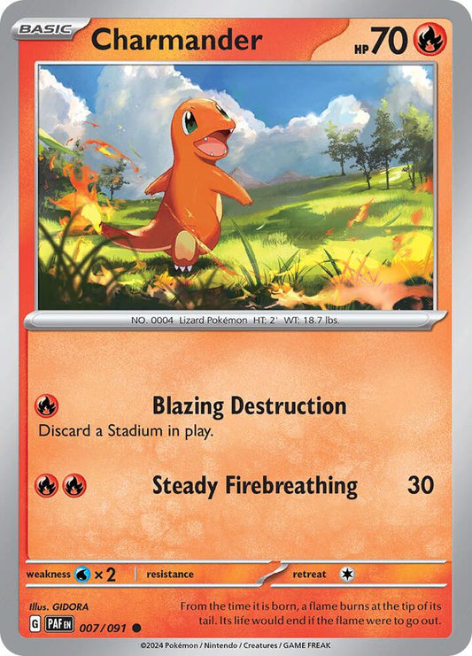 Charmander - 007/091 - SV: Paldean Fates (PAF)