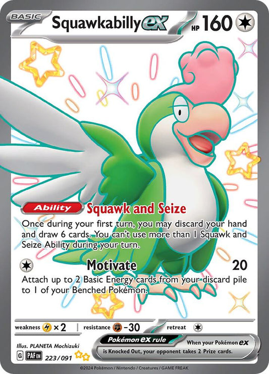 Squawkabilly ex - 223/091 - Paldean Fates