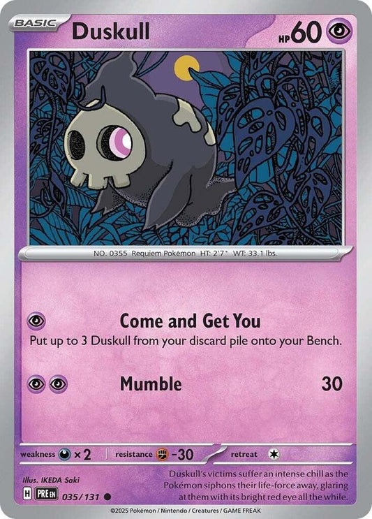 Duskull - SV: Prismatic Evolutions (PRE) / Shrouded Fable (SFA)