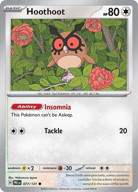 Hoothoot - SV: Prismatic Evolutions (PRE)