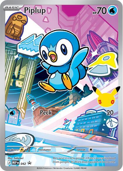 Piplup - 042 - Mega Evolution Promos
