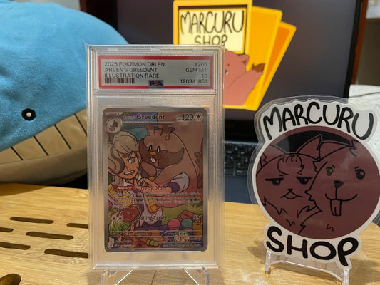 PSA 10 Arven's Greedent - 205/182 - SV10: Destined Rivals (DRI)
