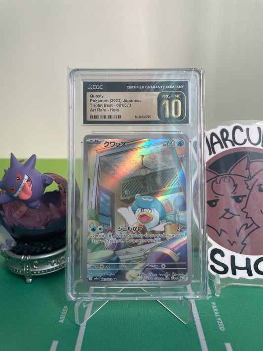 CGC 10.0 Pristine - Quaxly (JP) - 081/073 - Triplet Beat