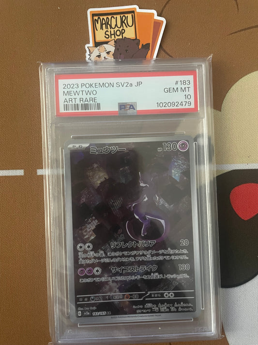 PSA 10 Mewtwo - 183/165 - SV2a: Pokemon Card 151 (SV2a)