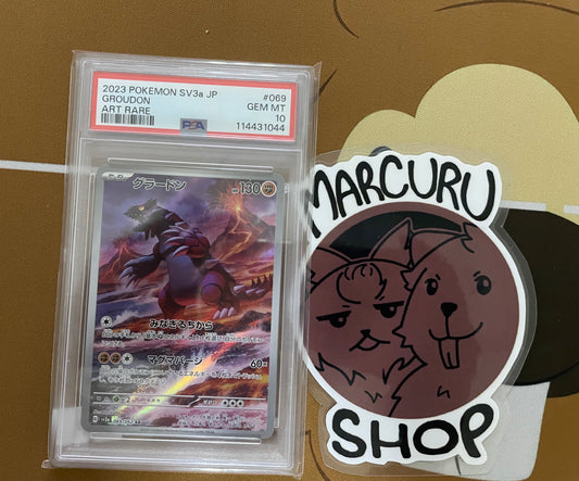 PSA 10 Groudon - 069/062 - SV3a: Raging Surf (SV3a)